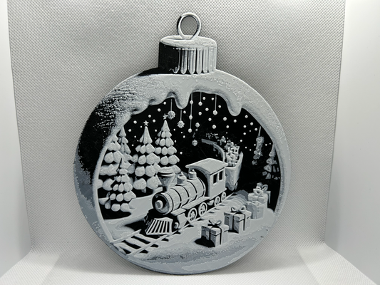 Décoration de Noël (train)